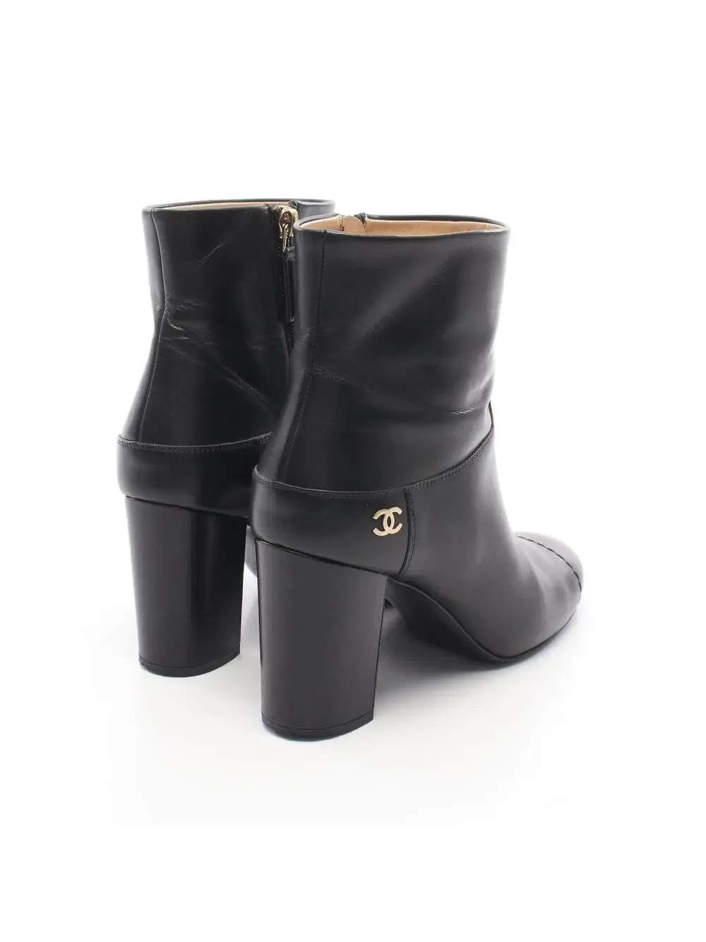 Chanel Coco Mark Short Boots Heels #294239C59B